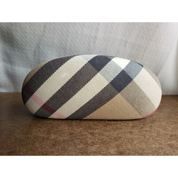 BURBERRY NOVA CHECK Eyeglasses / Sunglasses Hard Case PLAID Clamshell EMPTY CASE - Picture 9 of 16